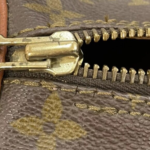 LOUIS VUITTON Logo PAPILLON 30 Hand Bag Monogram Leather Brown - Picture 11 of 14